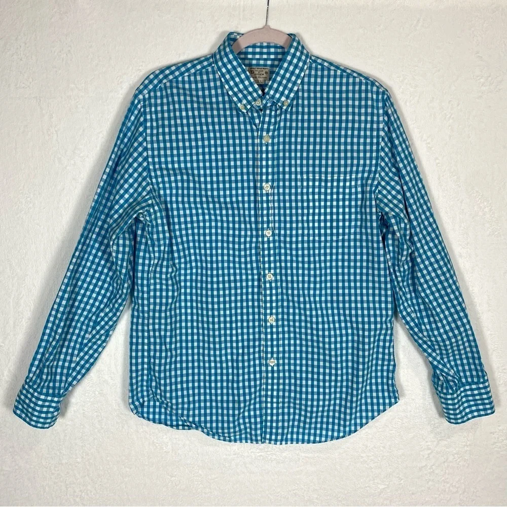 J.CREW Blue Classic Dress Shirt Men's Size‎ Medium